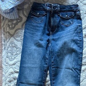 American Eagle Outfitters Dark Blue Flare Jeans NWOT never worn